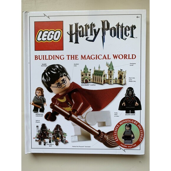 Lego Book Harry Potter Building the Magical World with Mini-figure by Dowsett - Picture 1 of 9
